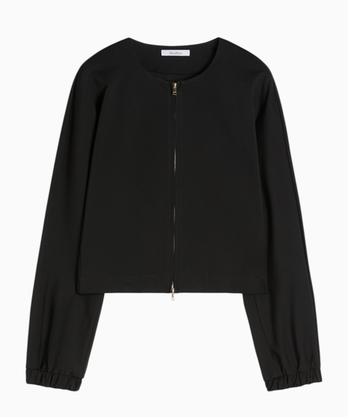 Viscose jersey boxy jacket