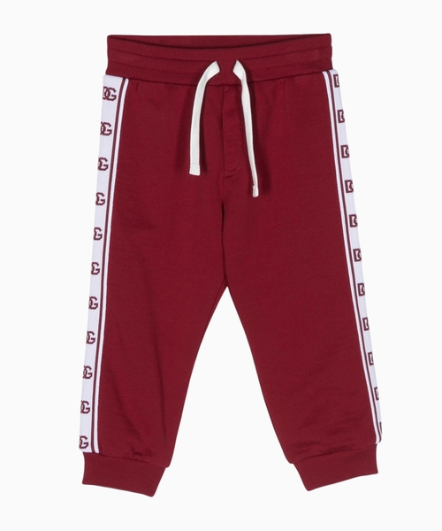 Logo cotton track pants