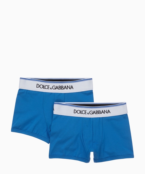 Two-pack of jersey boxer briefs with logo waistband