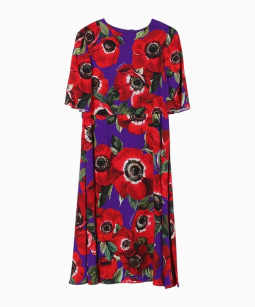 Floral print dress