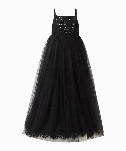 Rhinestone-embellished dres