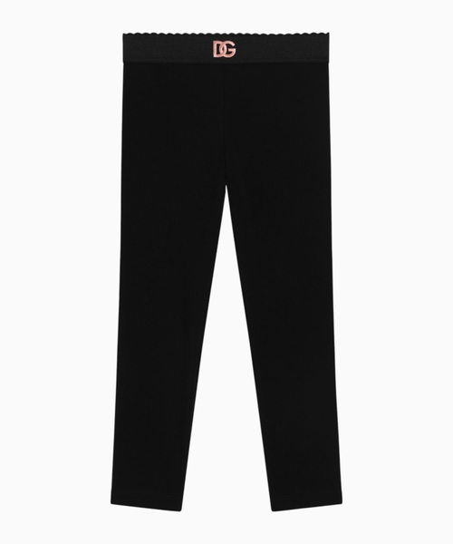 Interlock leggings with DG logo embroidery