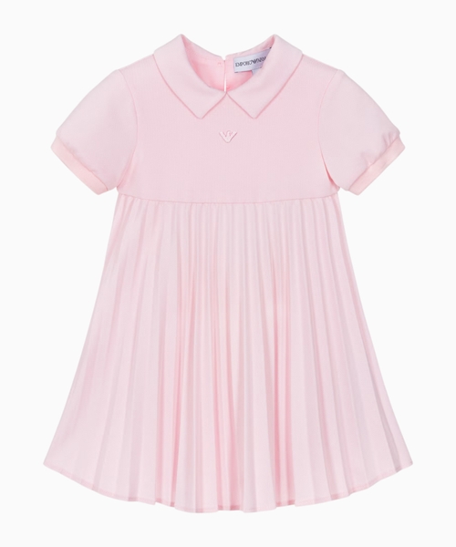 Cotton pleated dress