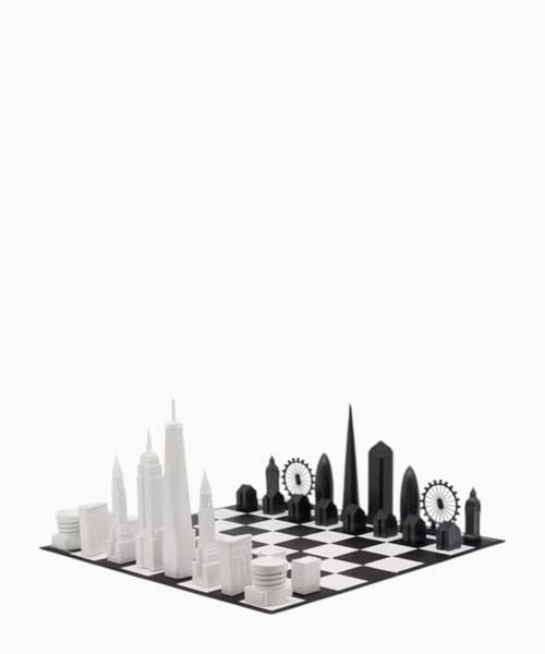New York City versus London şahmat dəsti
