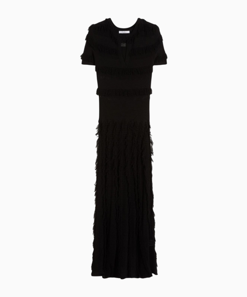 Patterned viscose dress