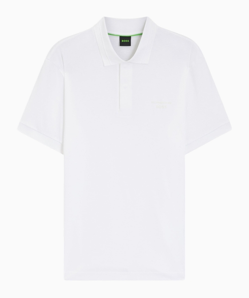 Polo shirt in mercerised cotton
