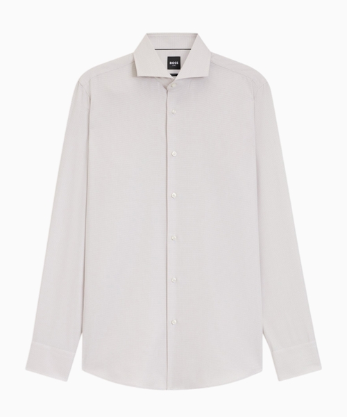 Dar biçimli pambıq qarışımlı köynək