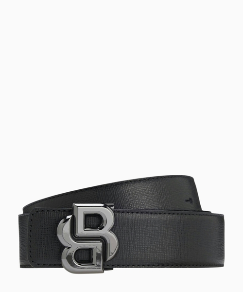 Double-sided leather belt