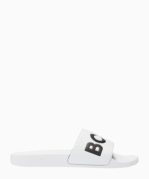 Slides with large logo detail