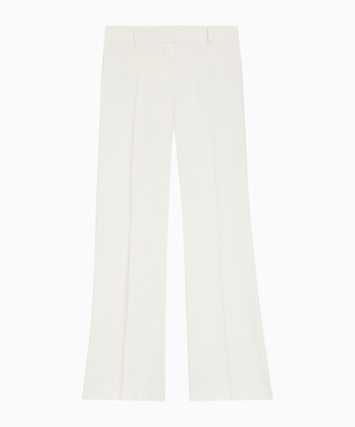 Trousers with kick flare