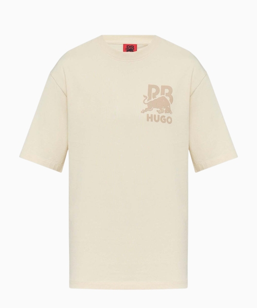 Öküz motivli bol biçimli HUGO x RB T-shirt