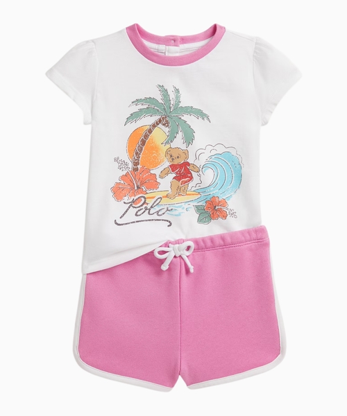 Polo Bear cersi top və şort dəsti