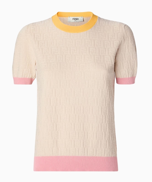 Cotton and silk jumper
