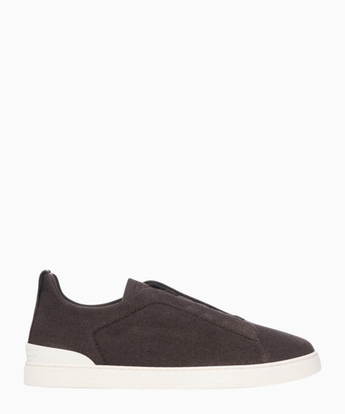 Textile slip-on sneakers