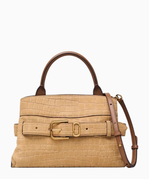 Suede croc Dakota Small satchel