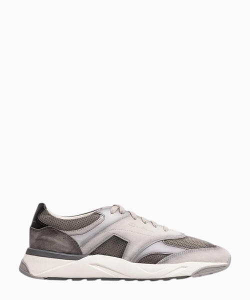 Sneakers with embossed logo