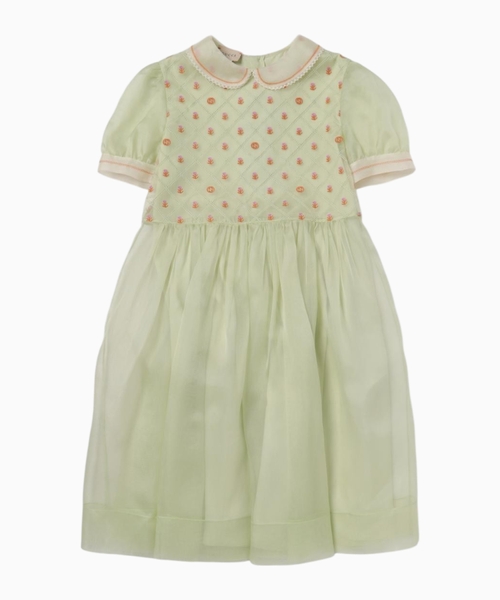 Dress in silk organza