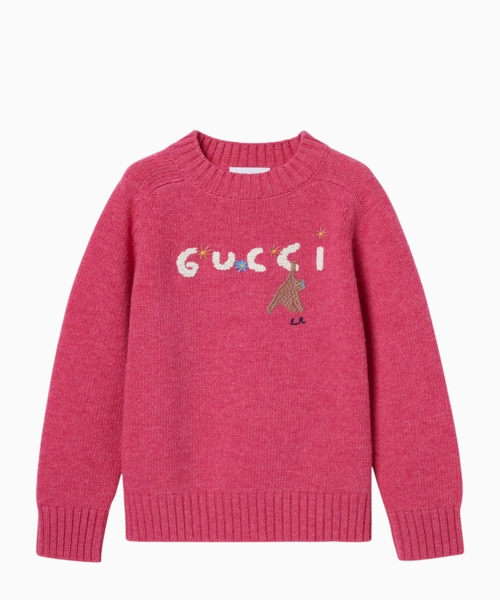 Шерстяной джемпер с вышивкой