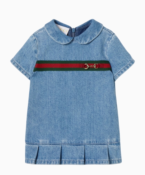 Denim dress with Web
