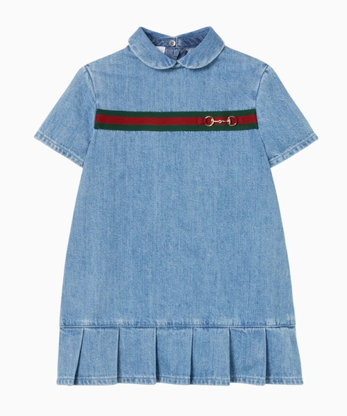 Denim dress with Web