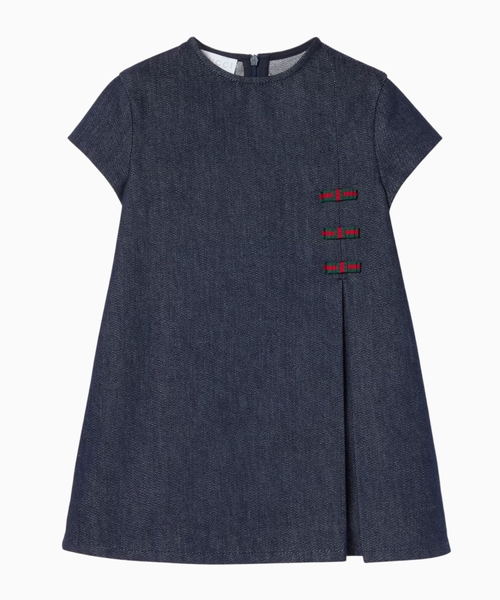 Denim dress with Web