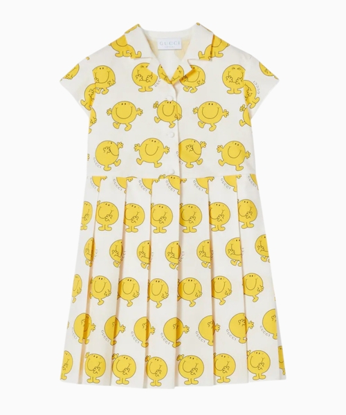Printed cotton dress