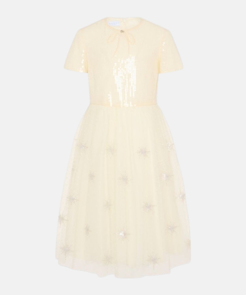 Dress with sequins