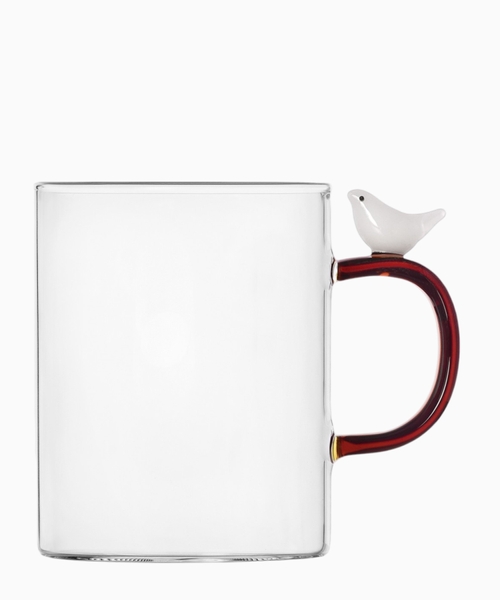 Mug white bird