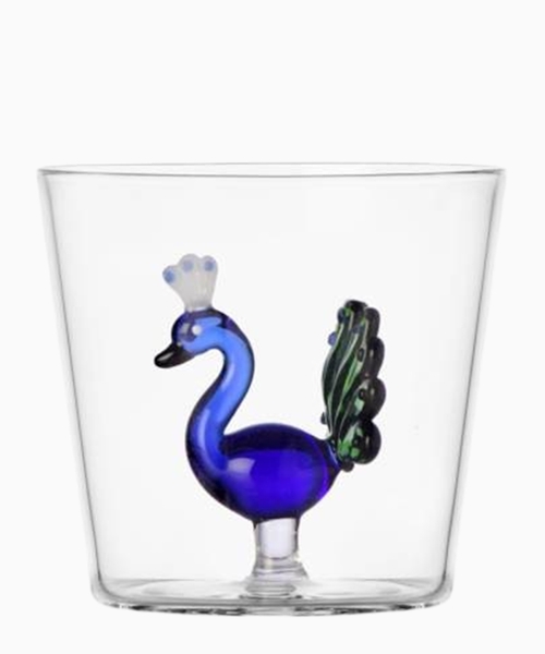 Tumbler peacock