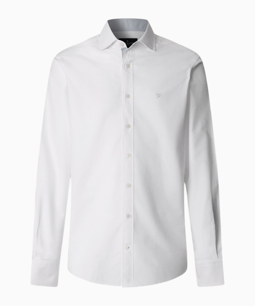 Tailored fit oxford multi-trim shirt