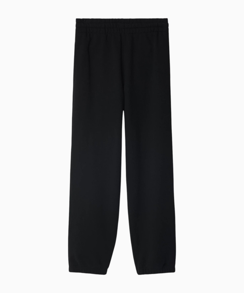 Check cotton jogging pants