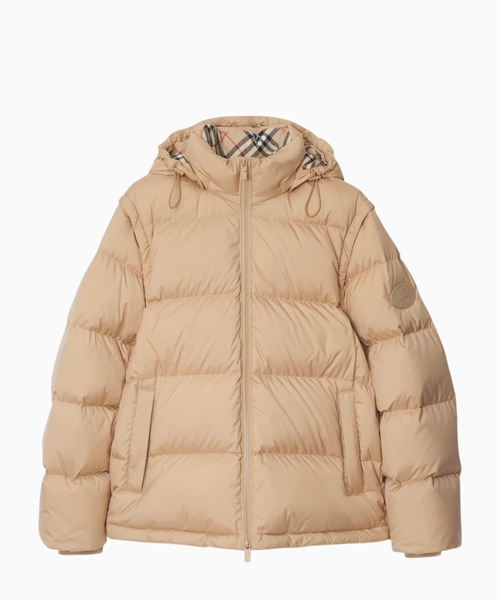 Detachable sleeve puffer jacket