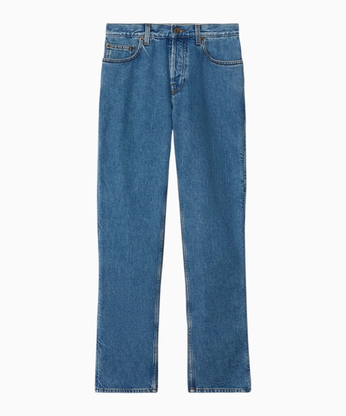 Straight-leg jeans