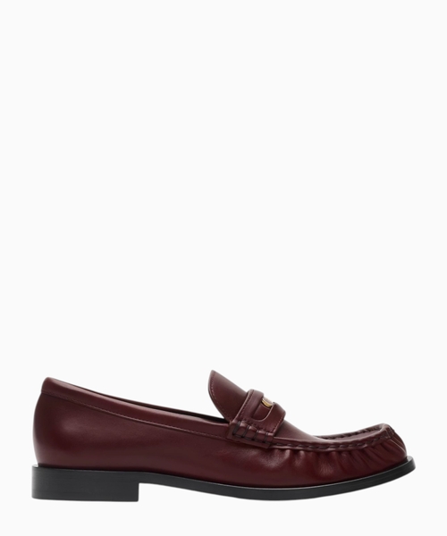 Leather Cadet loafers