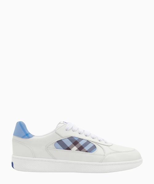 Terrace check leather sneakers​