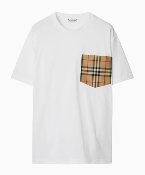 Check pocket T-shirt
