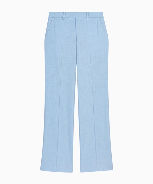 Suit trousers with pleats