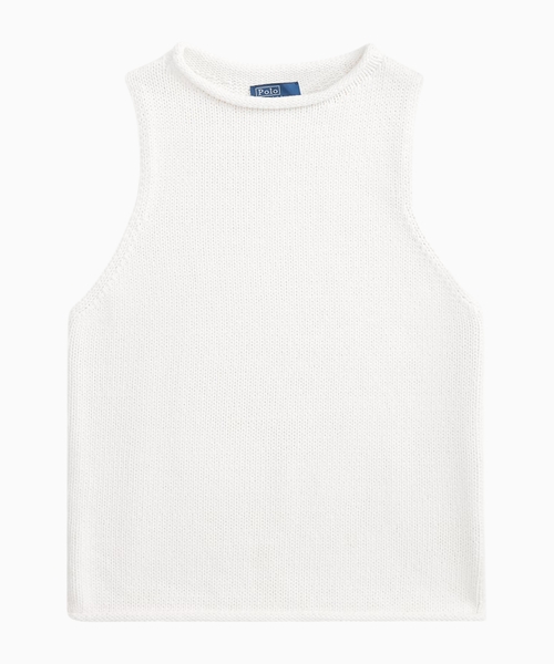 Kətan qarışımlı qolsuz top