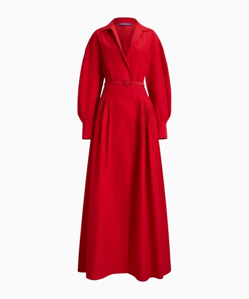 Daley cotton-blend poplin dress