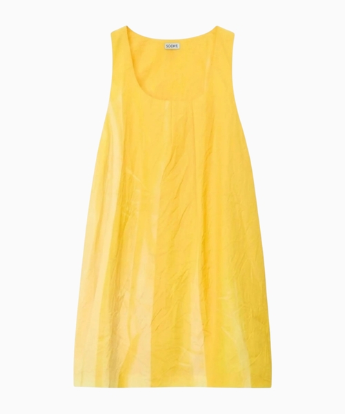 Dress in technical cotton