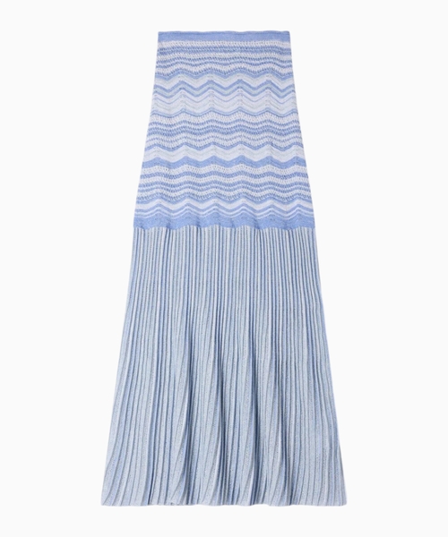 Long knit skirt