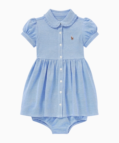 Knit Oxford dress & bloomer