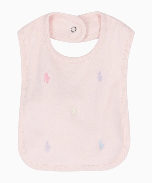 Bib with embroidered