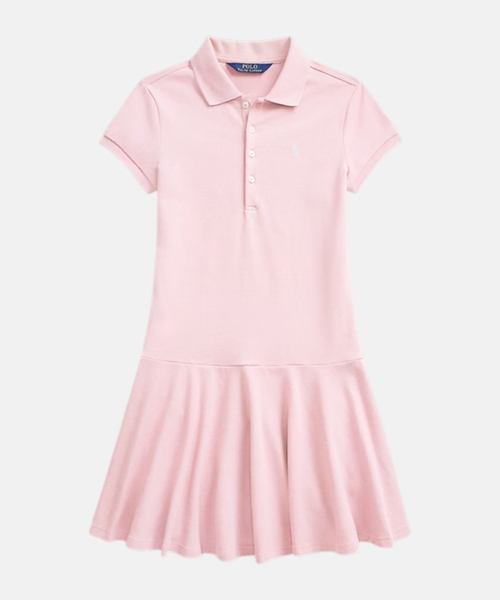 Short-sleeve polo dress