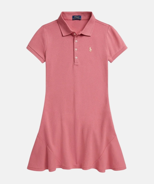 Logo polo dress