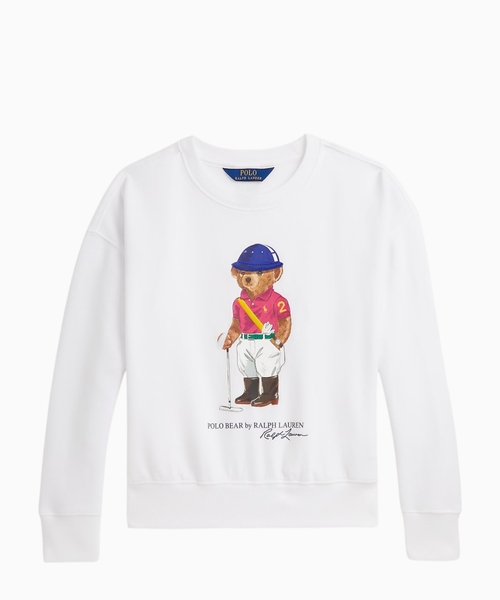 Polo Bear fleece sweatshirt