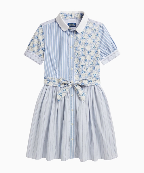 Cotton poplin shirtdress