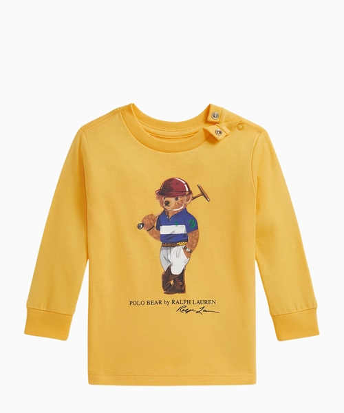 Polo Bear cotton long-sleeve T-shirt