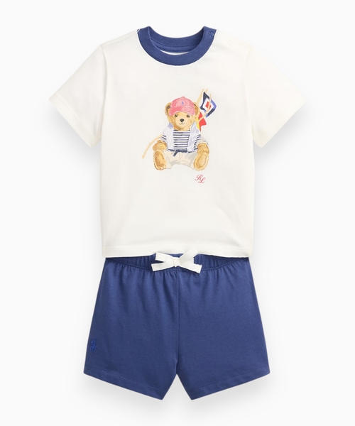 Polo Bear pambıq top və şort dəsti