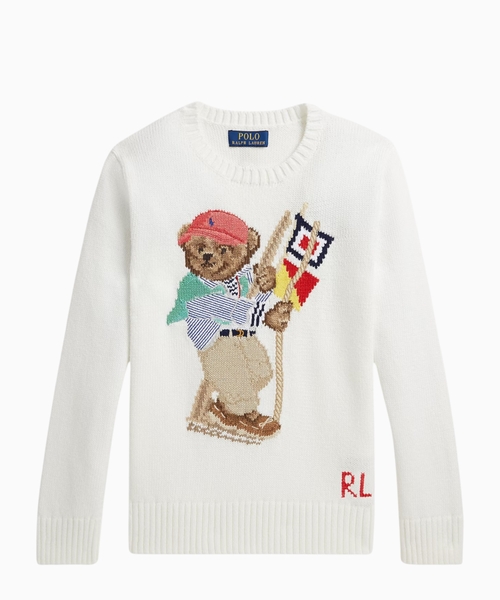 Polo Bear cotton jumper